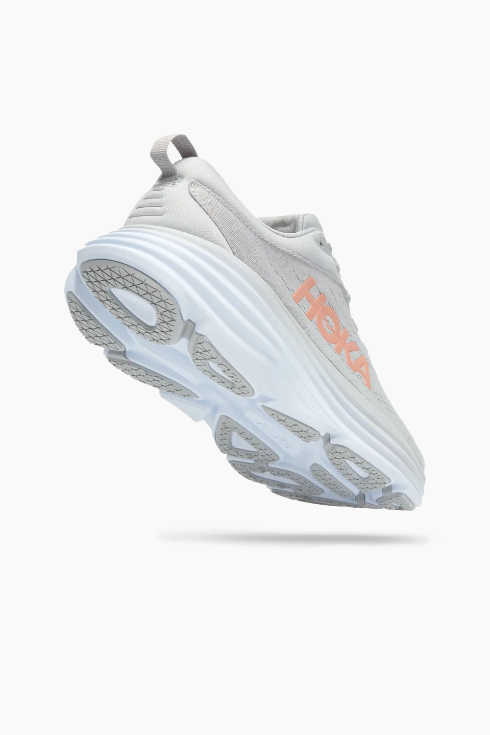 Hoka Women's Bondi 8 in Harbor Mist/Lunar Rock