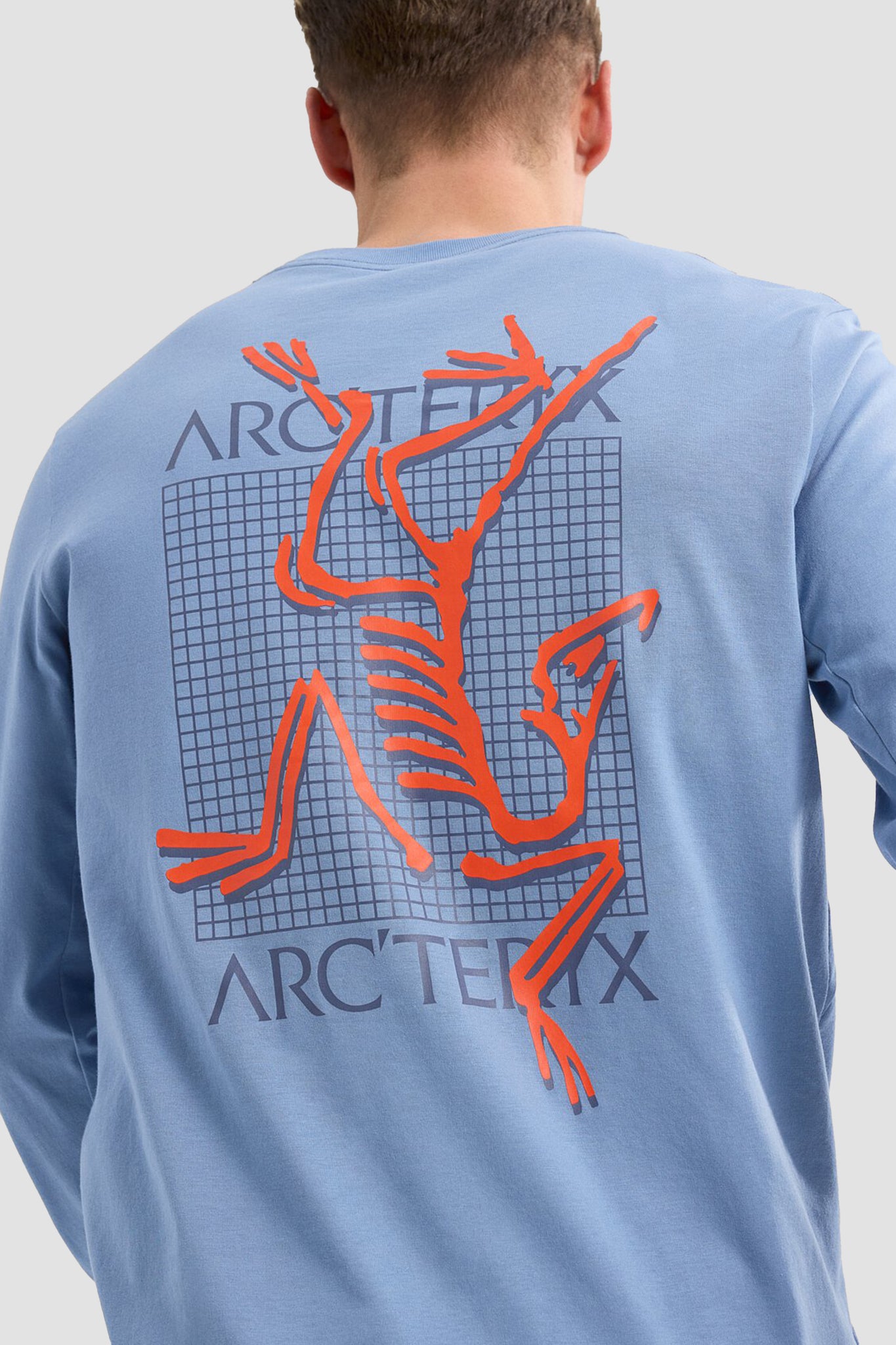 Arc'teryx Men's Arc Bird Logo LS in Stone wash