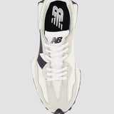 New Balance Women's 327 Sneaker in Sea Salt with White and Black
