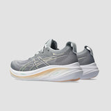 ASICS Women's Gel-Nimbus 26 Sneaker in Sheet Rock/Pale Mint