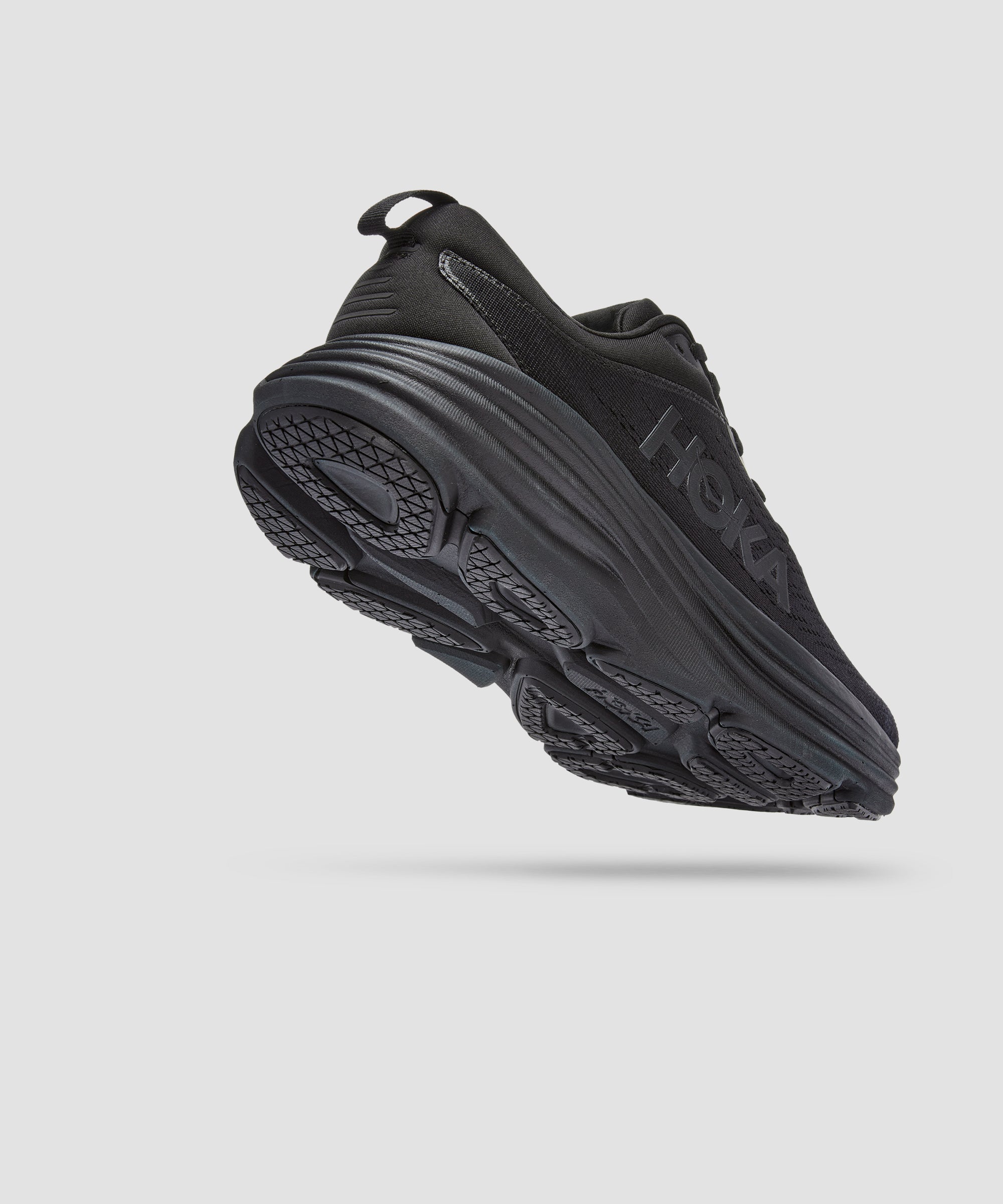 Hoka Women's Bondi 8 in Black/Black