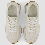 New Balance Women's 327 Sneaker in  Linen with Timberwolf
