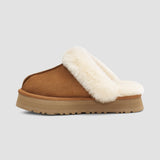 Chaussons Discette UGG pour femmes en marron 
