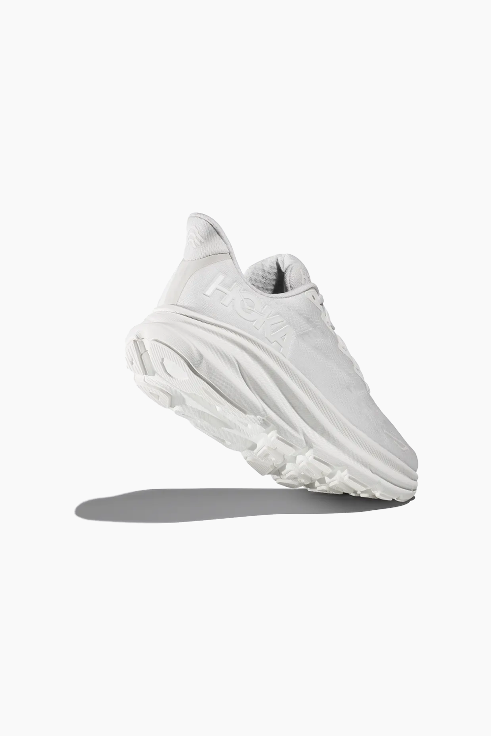 Hoka Men's Clifton 9 Sneaker in White/White
