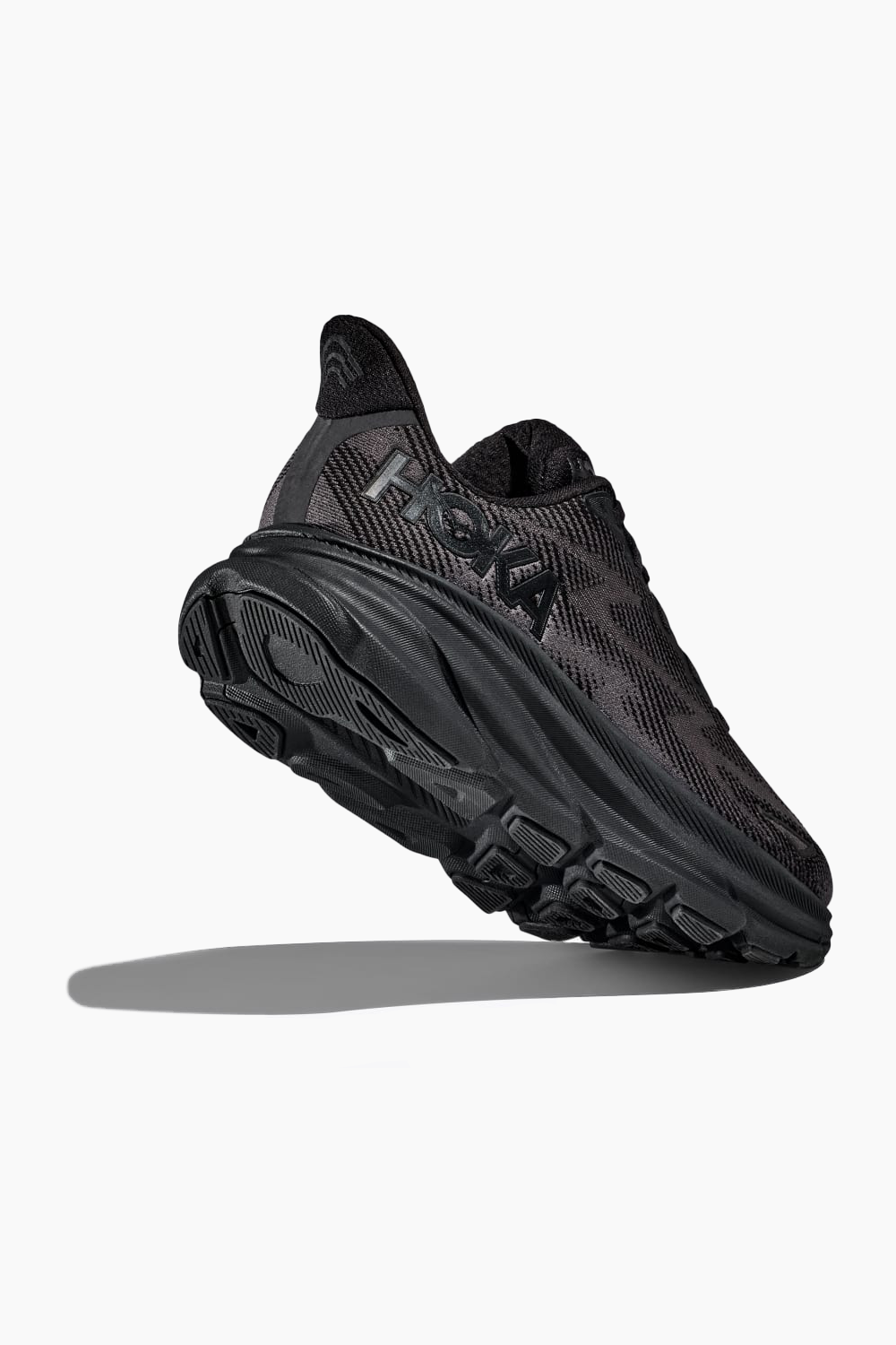 HOKA Women's Clifton 9 in Black/Black