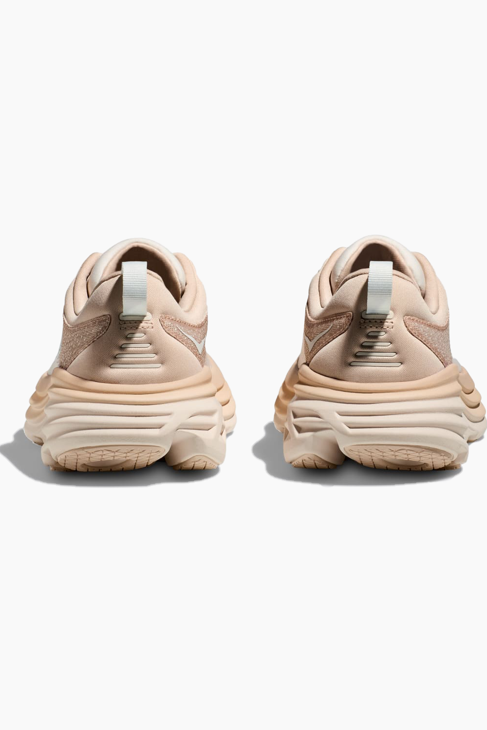 Hoka Women's Bondi 8 in Shifting Sand/Eggnog