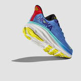 Hoka Men's Clifton 9 Sneaker in Virtual Blue/Cerise