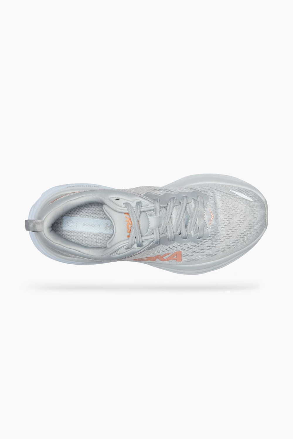 Hoka Women's Bondi 8 in Harbor Mist/Lunar Rock