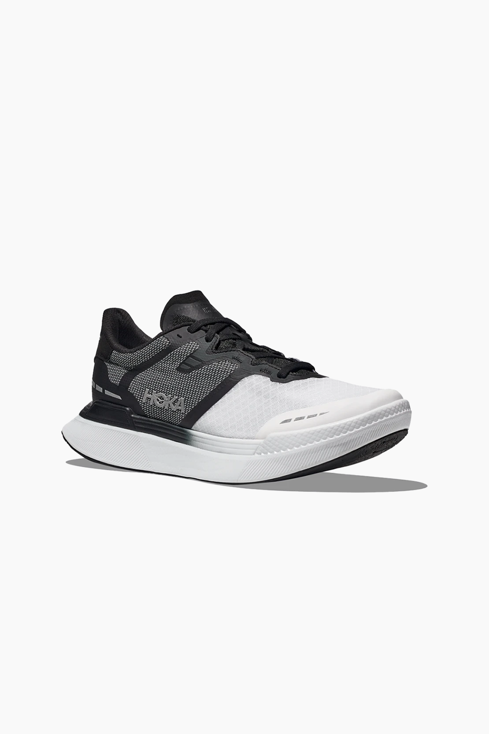 Hoka All Gender Transport X in Black/White