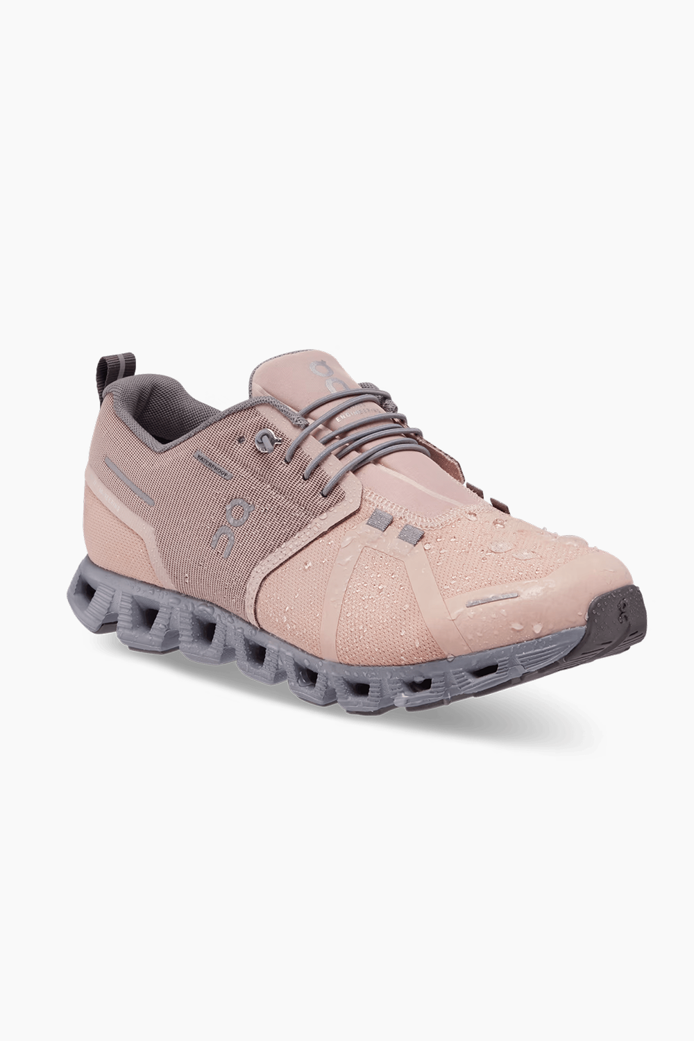 ON | Women's Cloud 5 Waterproof in Rose/Fossil