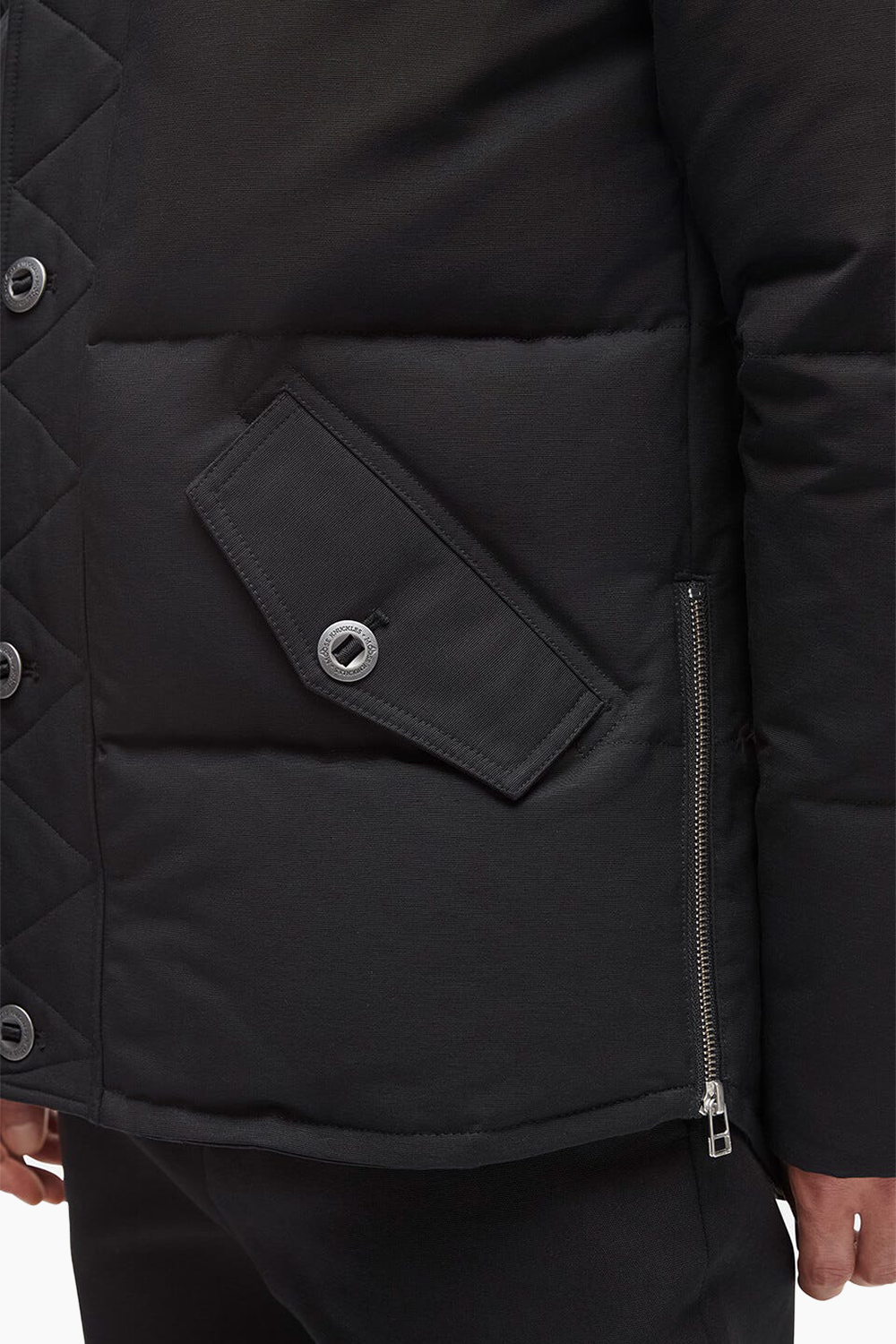 Moose Knuckles Men's 3Q Jacket in Black with Black Fur