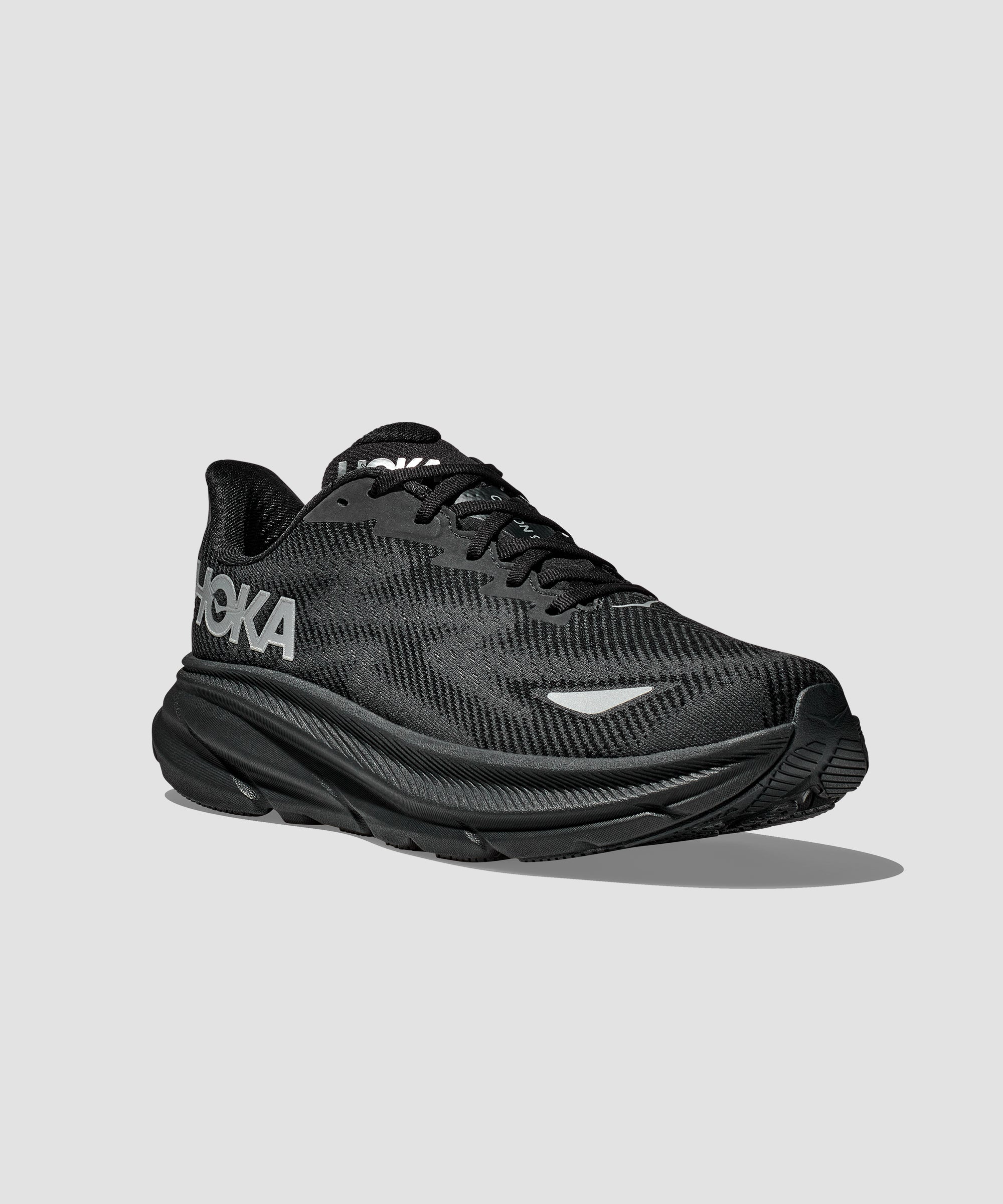 HOKA Men's Clifton 9 GTX in Black/Black
