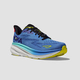 Hoka Men's Clifton 9 Sneaker in Virtual Blue/Cerise