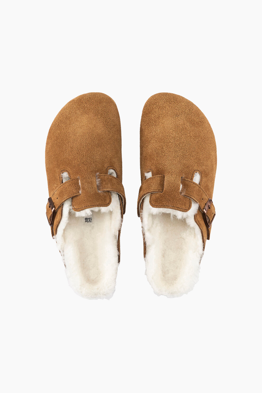 Birkenstock Boston Shearling in Mink (Narrow)