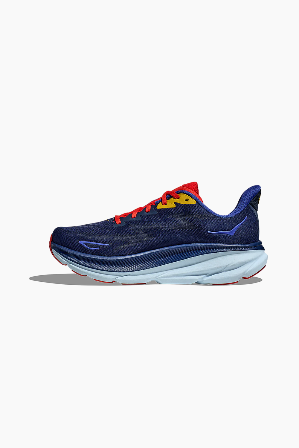Hoka Men's Clifton 9 Sneaker in Bellwether Blue/Dazzling Blue