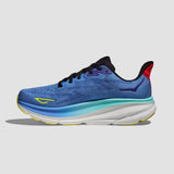 Hoka Men's Clifton 9 Sneaker in Virtual Blue/Cerise