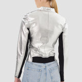 LAMARQUE Blouson aviateur réversible en cuir Chapin pour femme