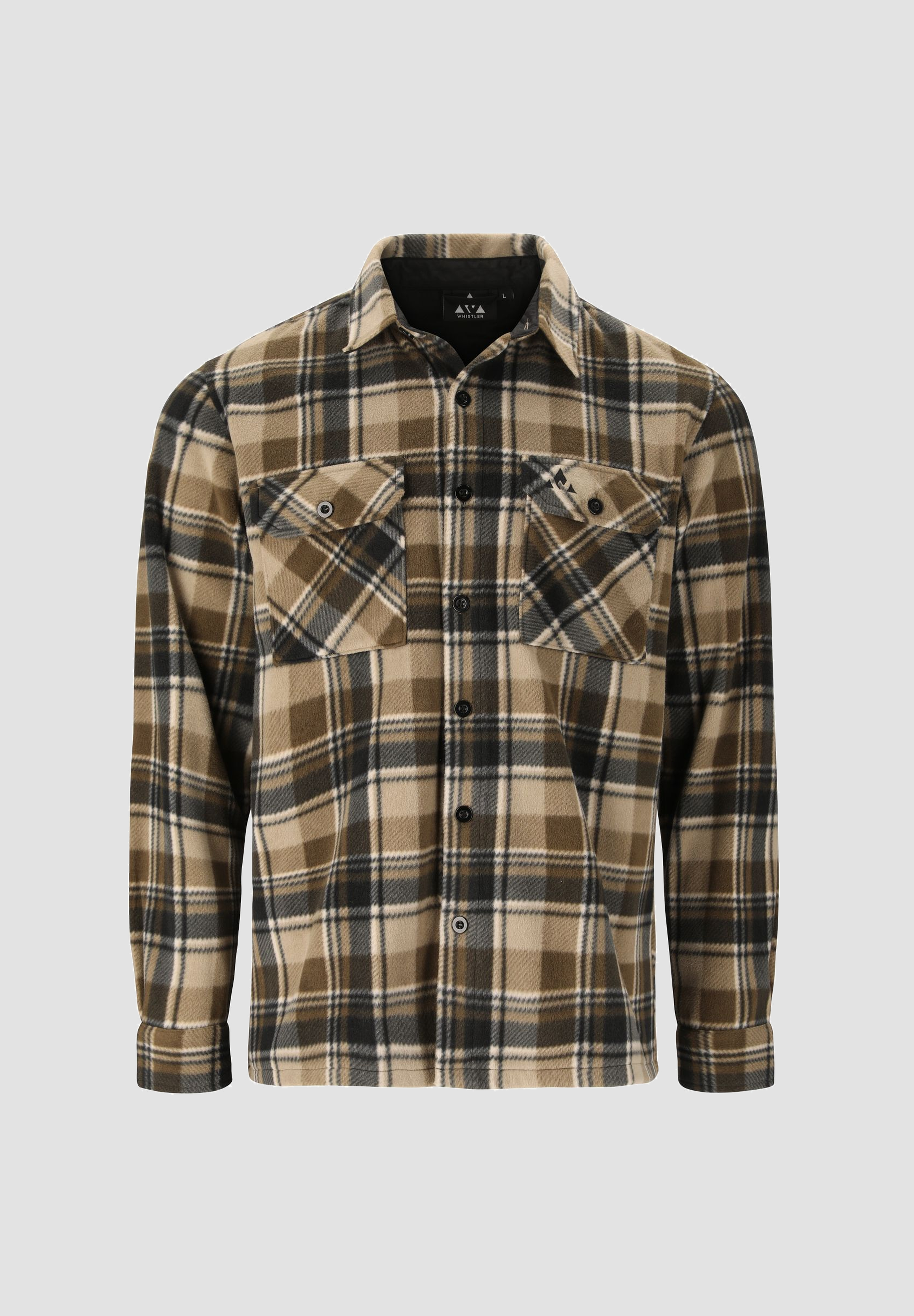 Astrali Checked Fleece Shirt M