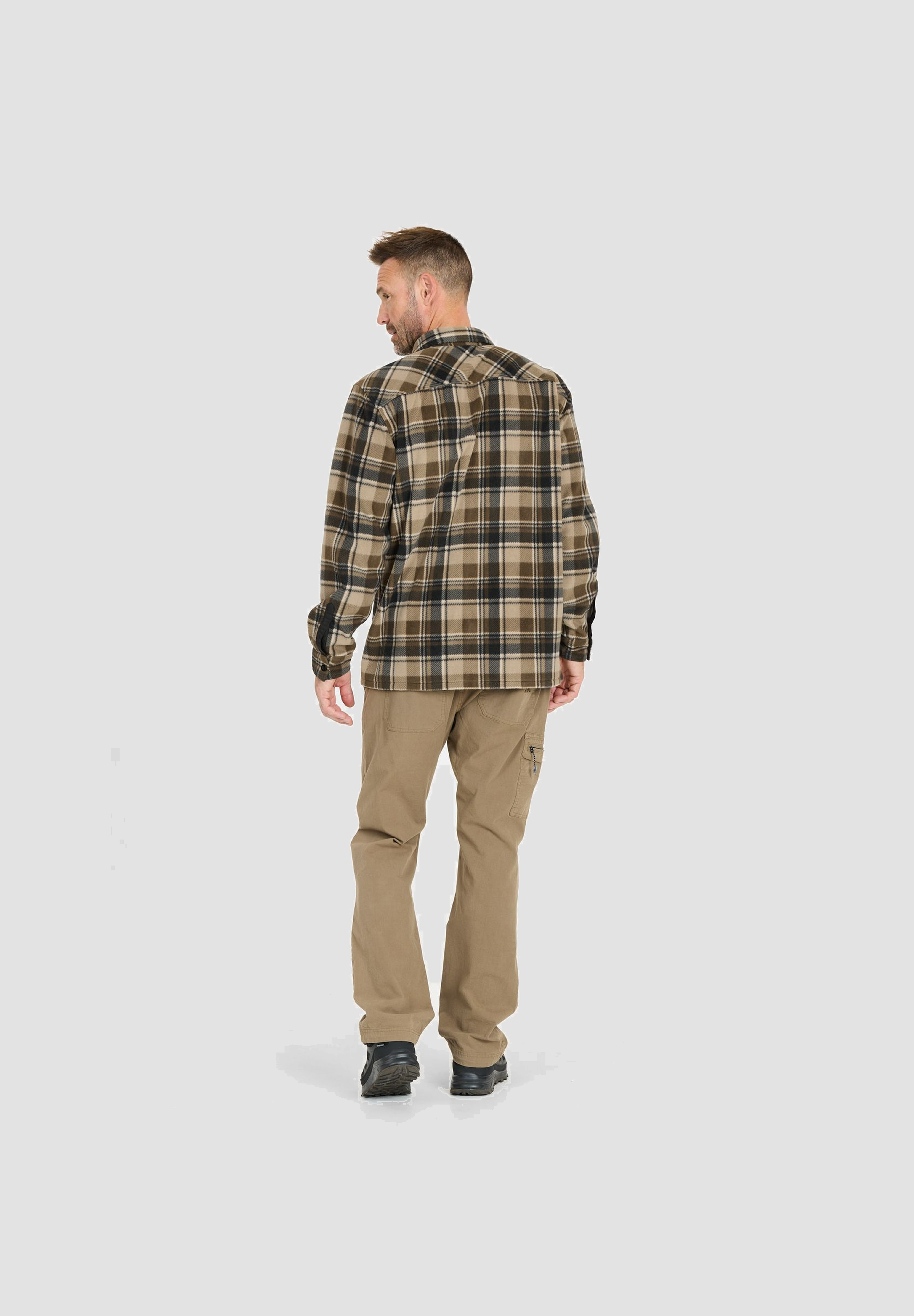Astrali Checked Fleece Shirt M