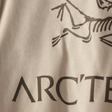 Kragg SL Cotton Bird Word Shirt SS - Sea Salt / Mongoose