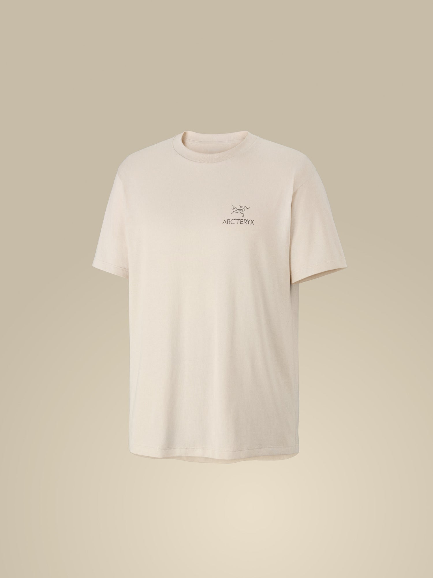 Kragg SL Cotton Bird Word Shirt SS - Sea Salt / Mongoose