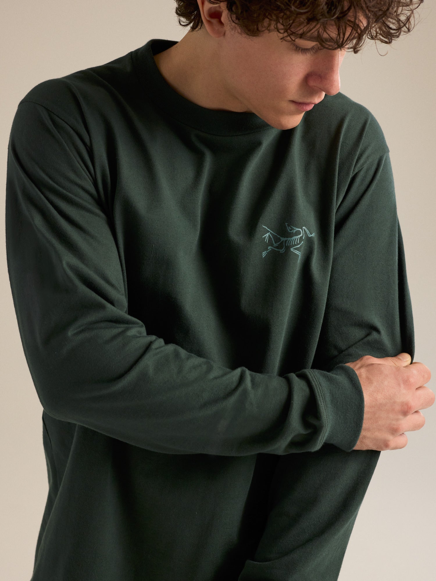 Kragg Cotton Shirt LS - Dark Jade
