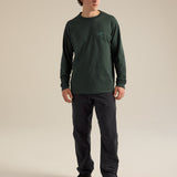 Kragg Cotton Shirt LS - Dark Jade