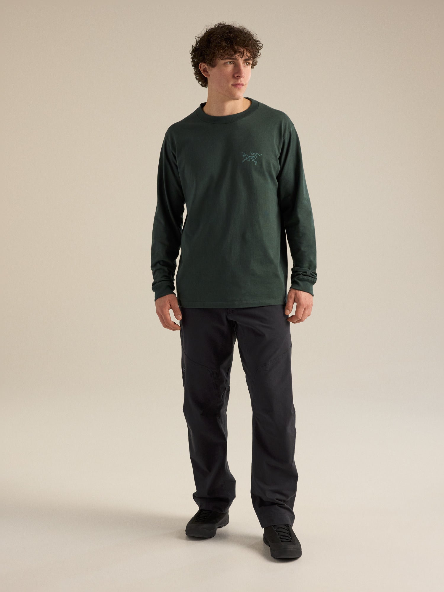 Kragg Cotton Shirt LS - Dark Jade