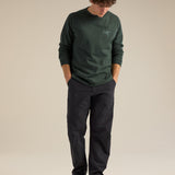 Kragg Cotton Shirt LS - Dark Jade
