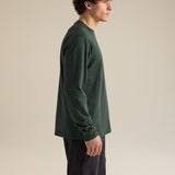 Kragg Cotton Shirt LS - Dark Jade