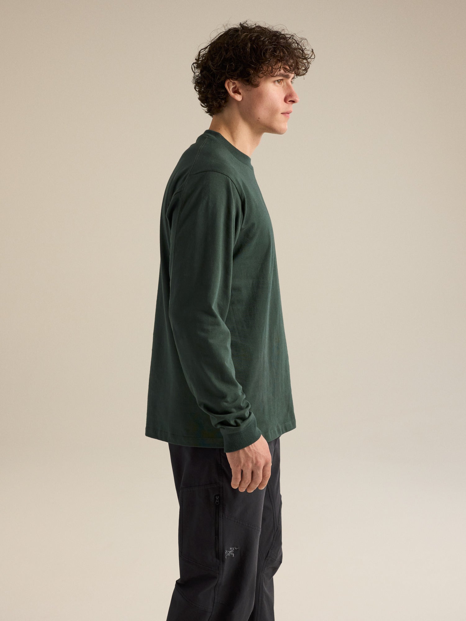 Kragg Cotton Shirt LS - Dark Jade