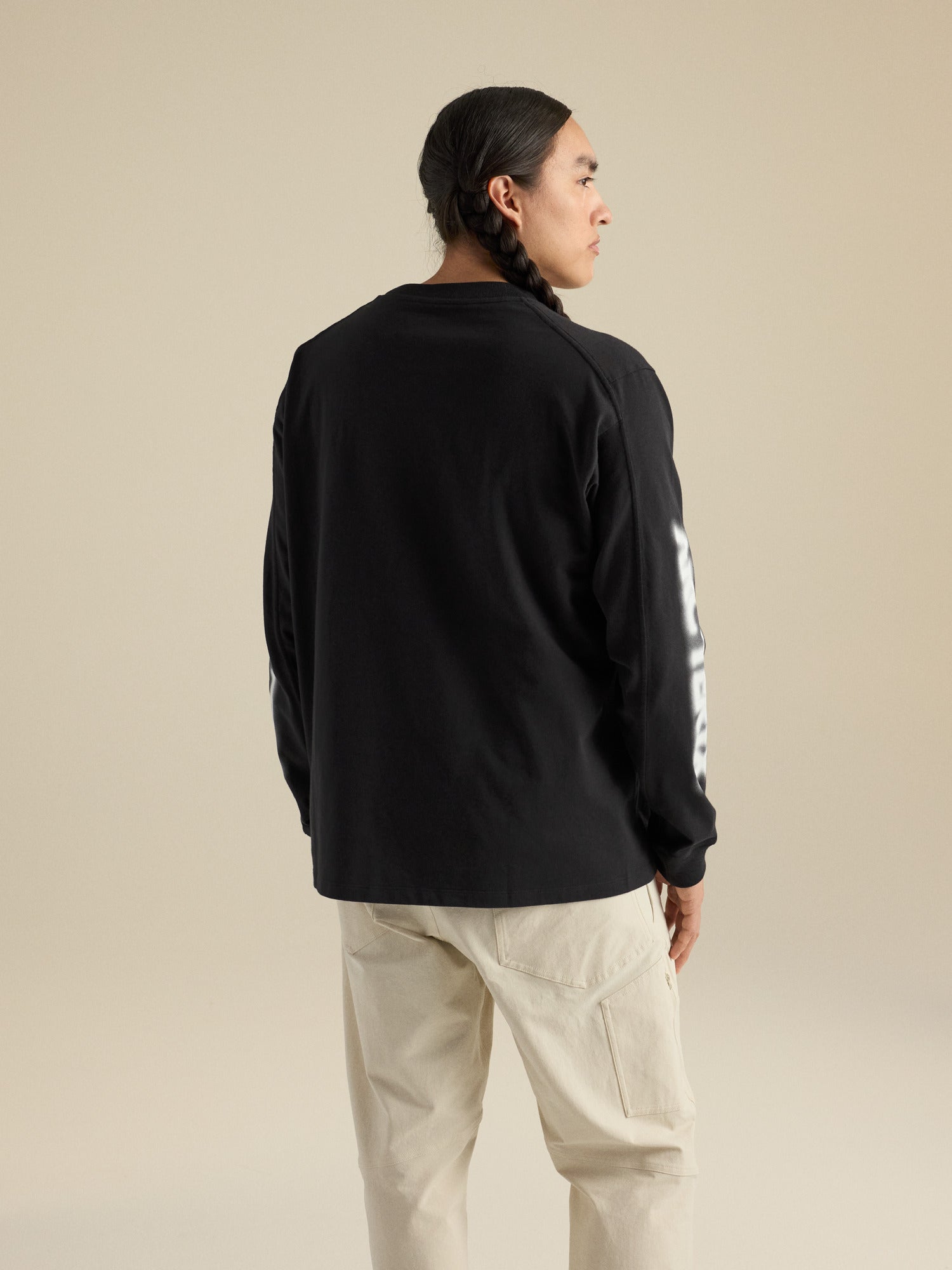 Kragg Cotton Dream State Shirt LS - Black / White