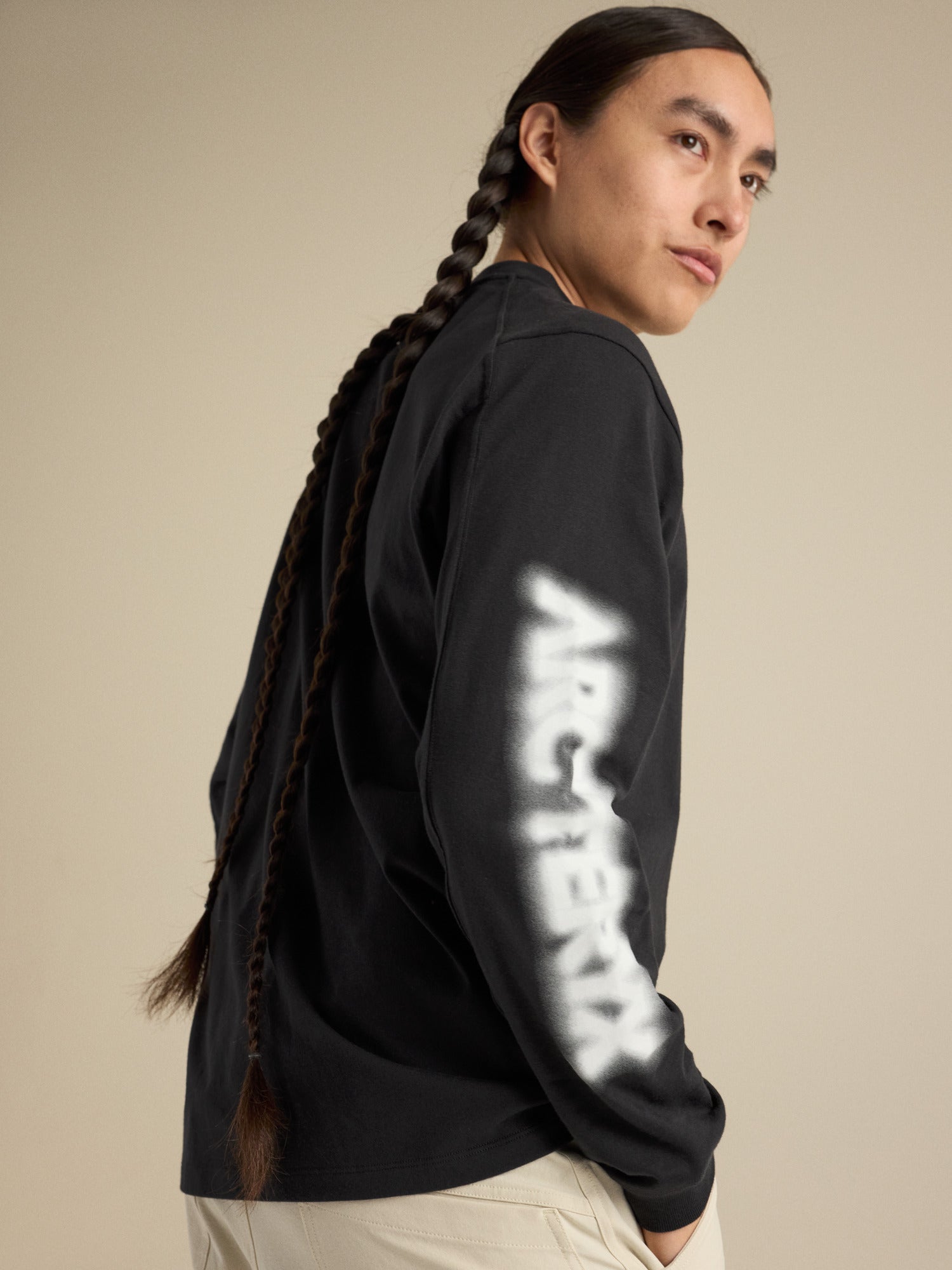Kragg Cotton Dream State Shirt LS - Black / White