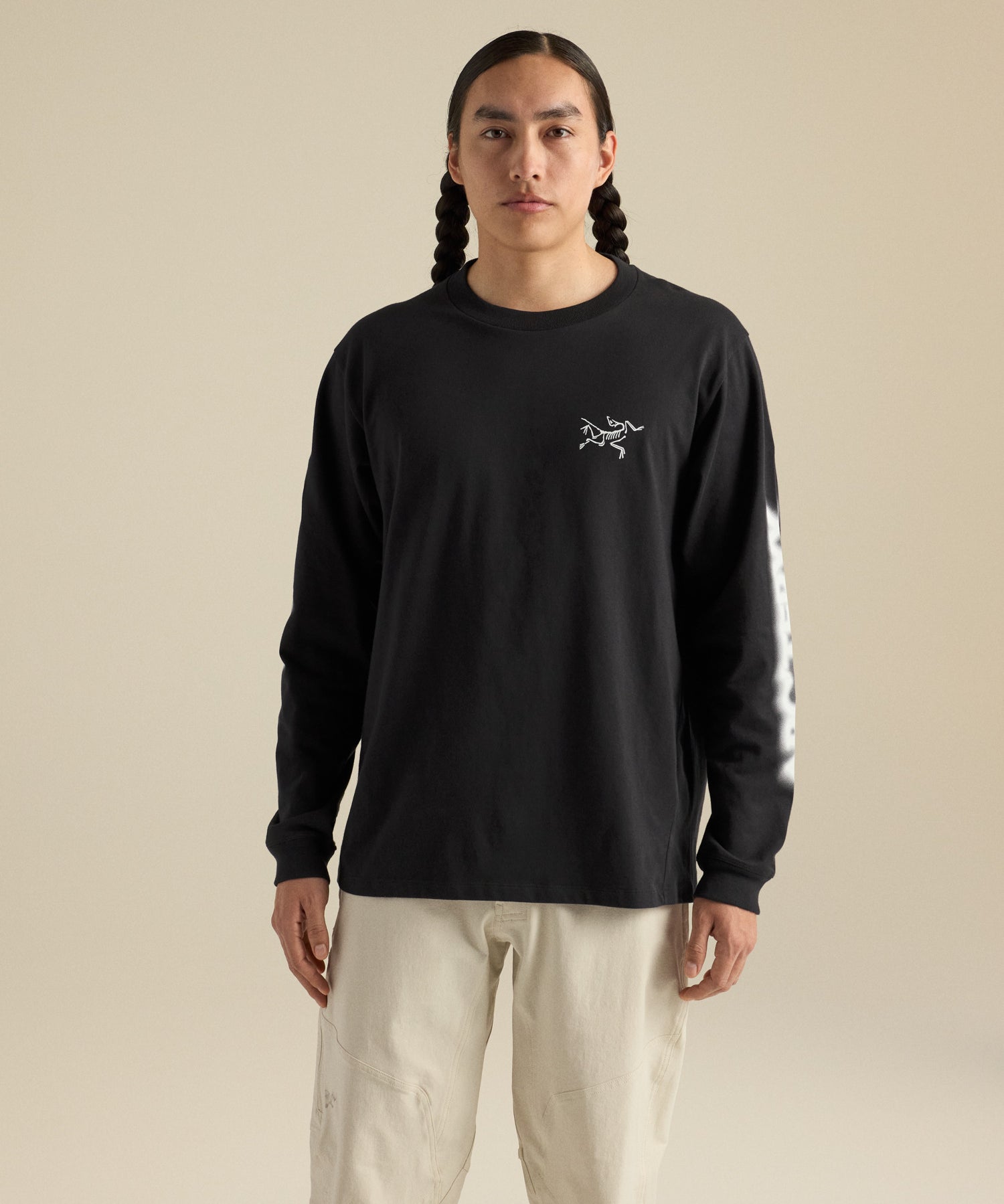 Kragg Cotton Dream State Shirt LS - Black / White