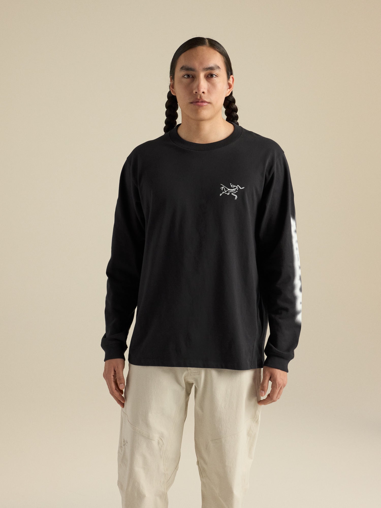 Kragg Cotton Dream State Shirt LS - Black / White