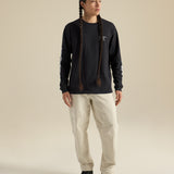 Kragg Cotton Dream State Shirt LS - Black / White