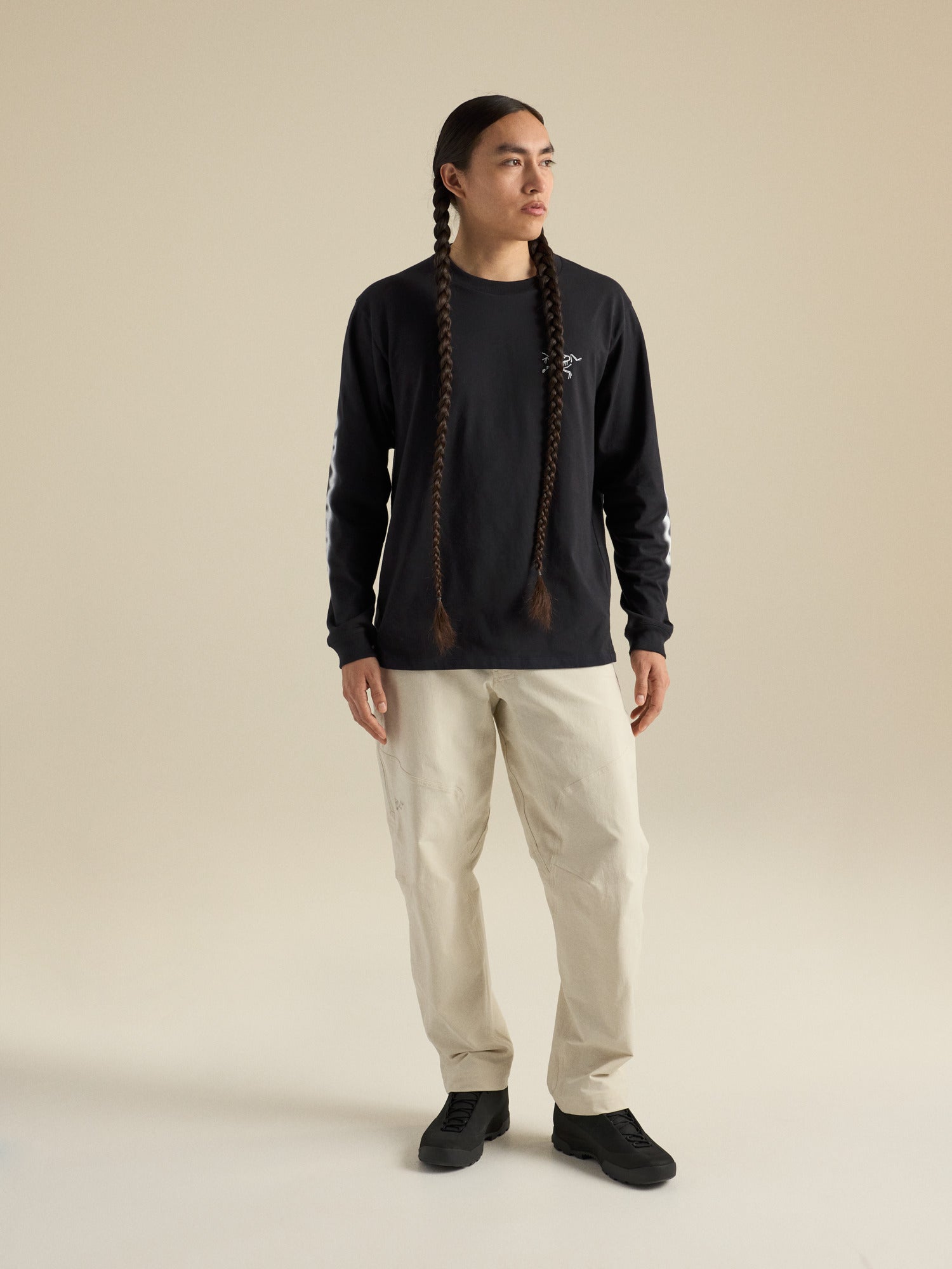 Kragg Cotton Dream State Shirt LS - Black / White