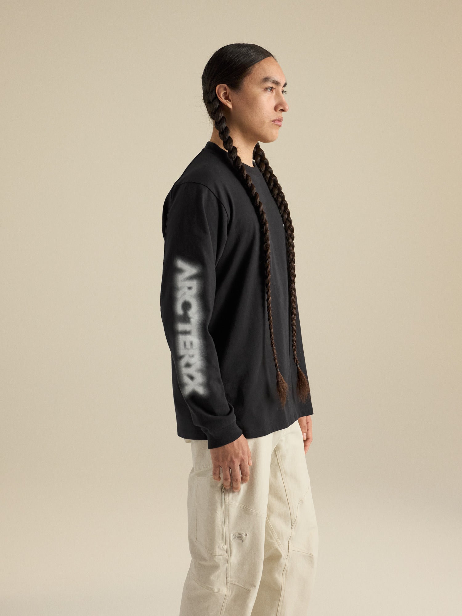 Kragg Cotton Dream State Shirt LS - Black / White