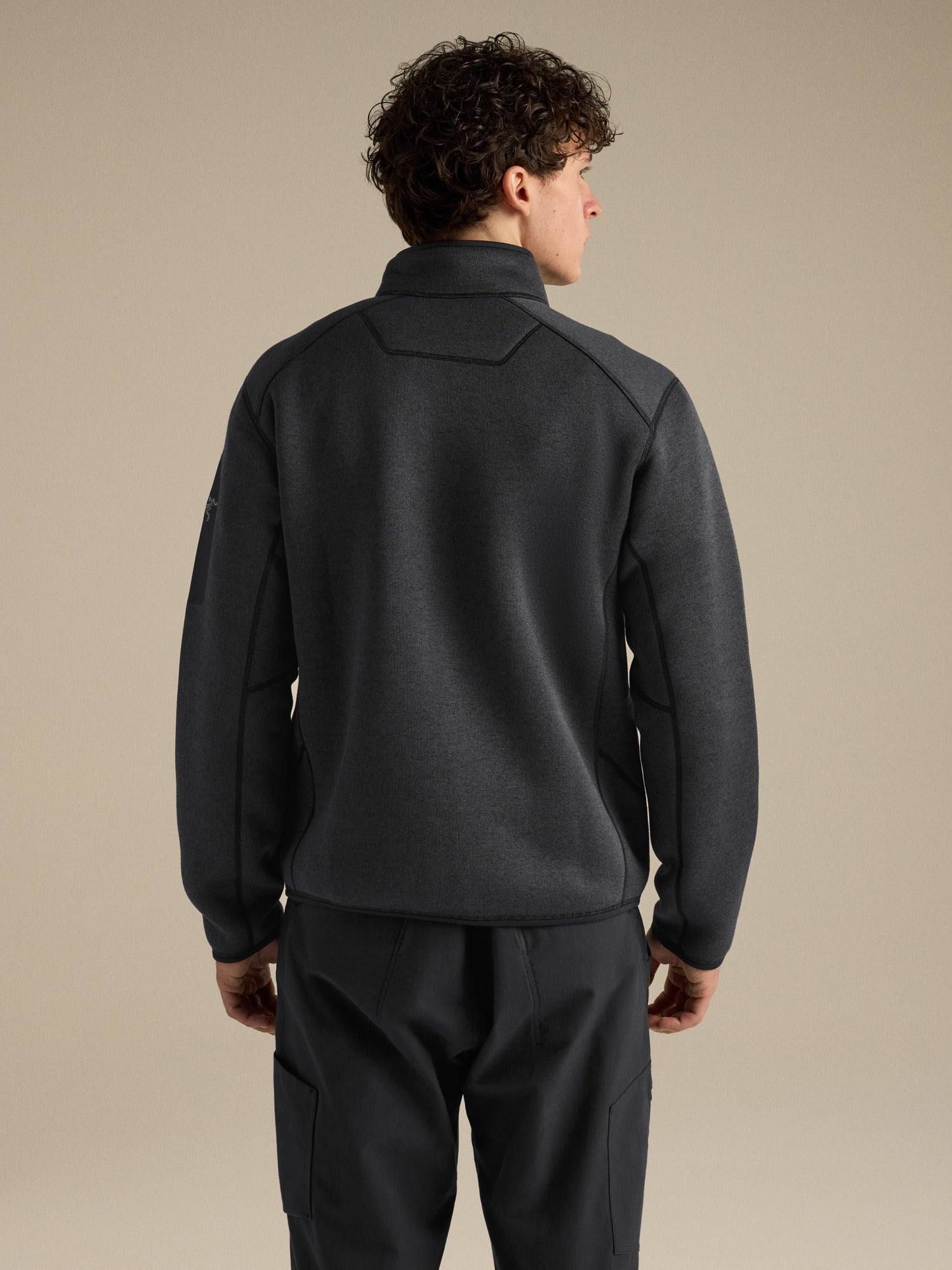 Covert Cardigan - Black Heather