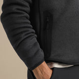 Covert Cardigan - Black Heather