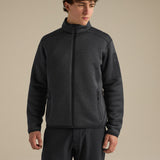 Covert Cardigan - Black Heather