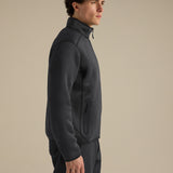 Covert Cardigan - Black Heather