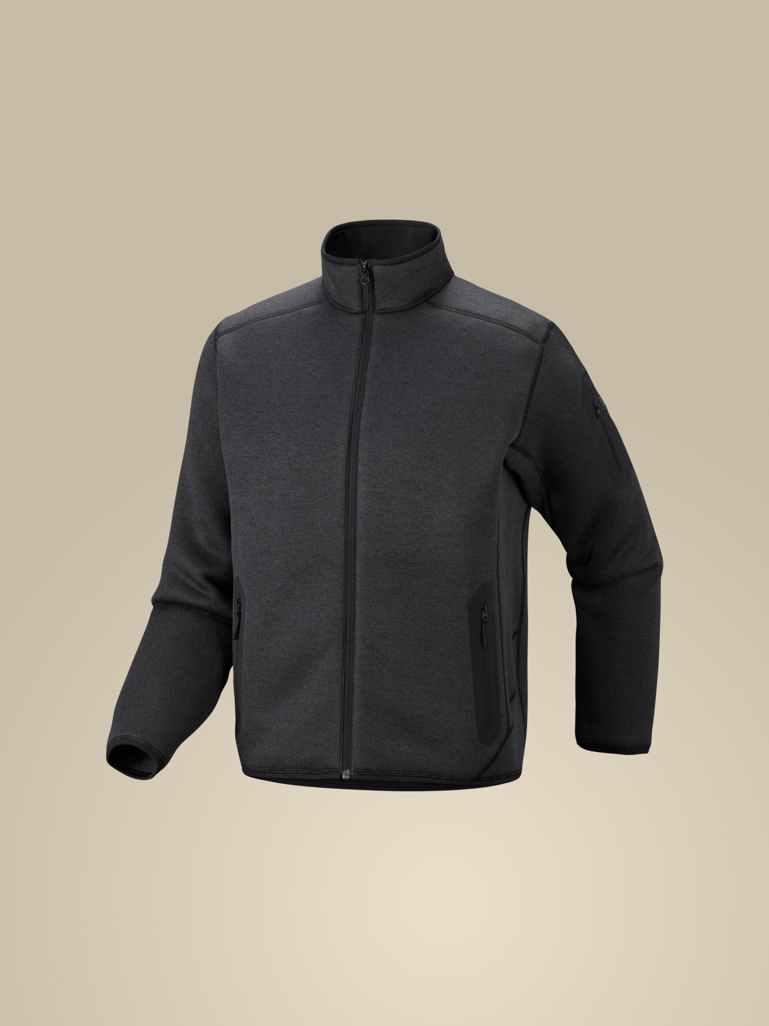 Covert Cardigan - Black Heather