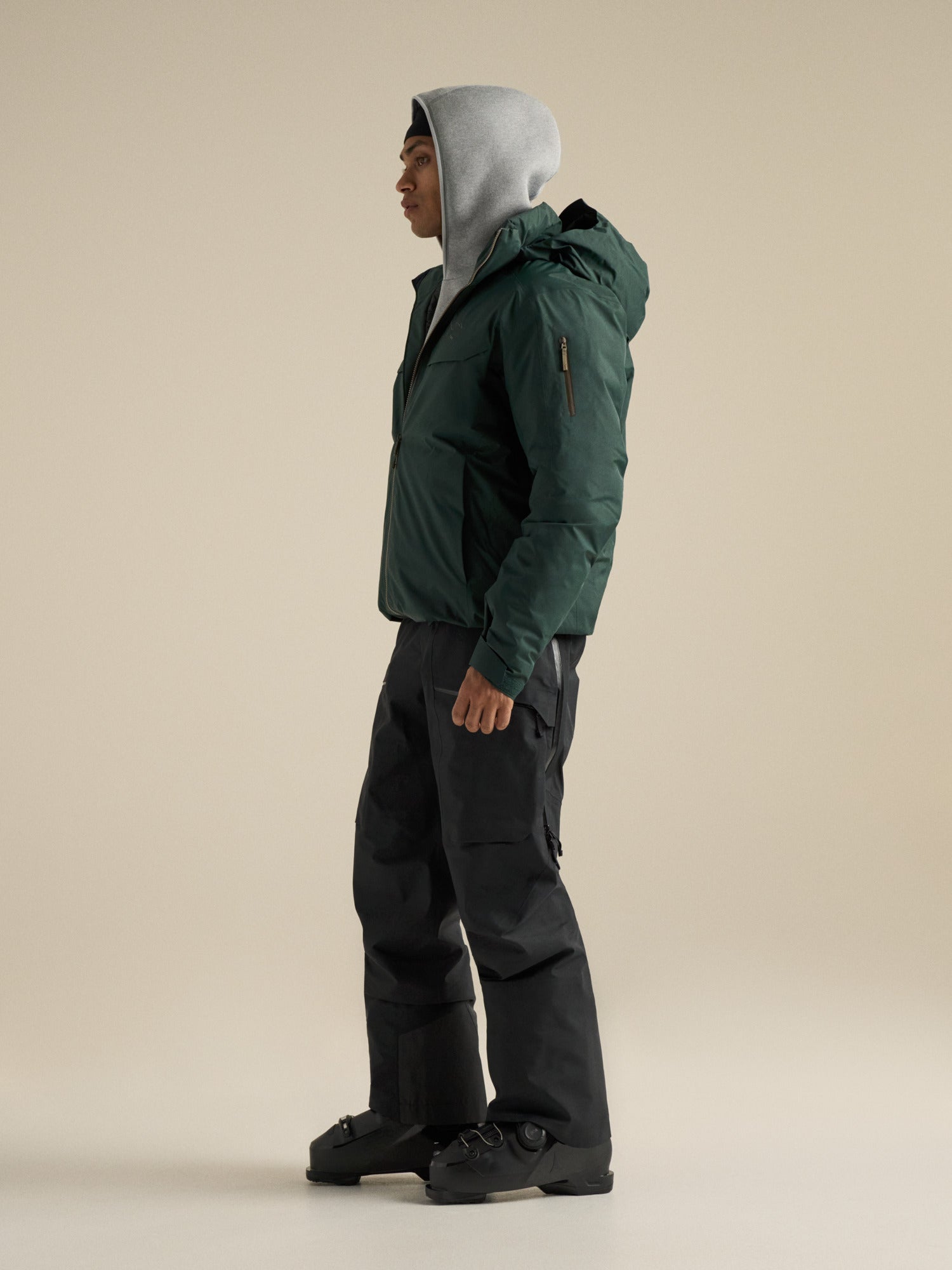 Macai Down Jacket - Dark Jade/Mongoose
