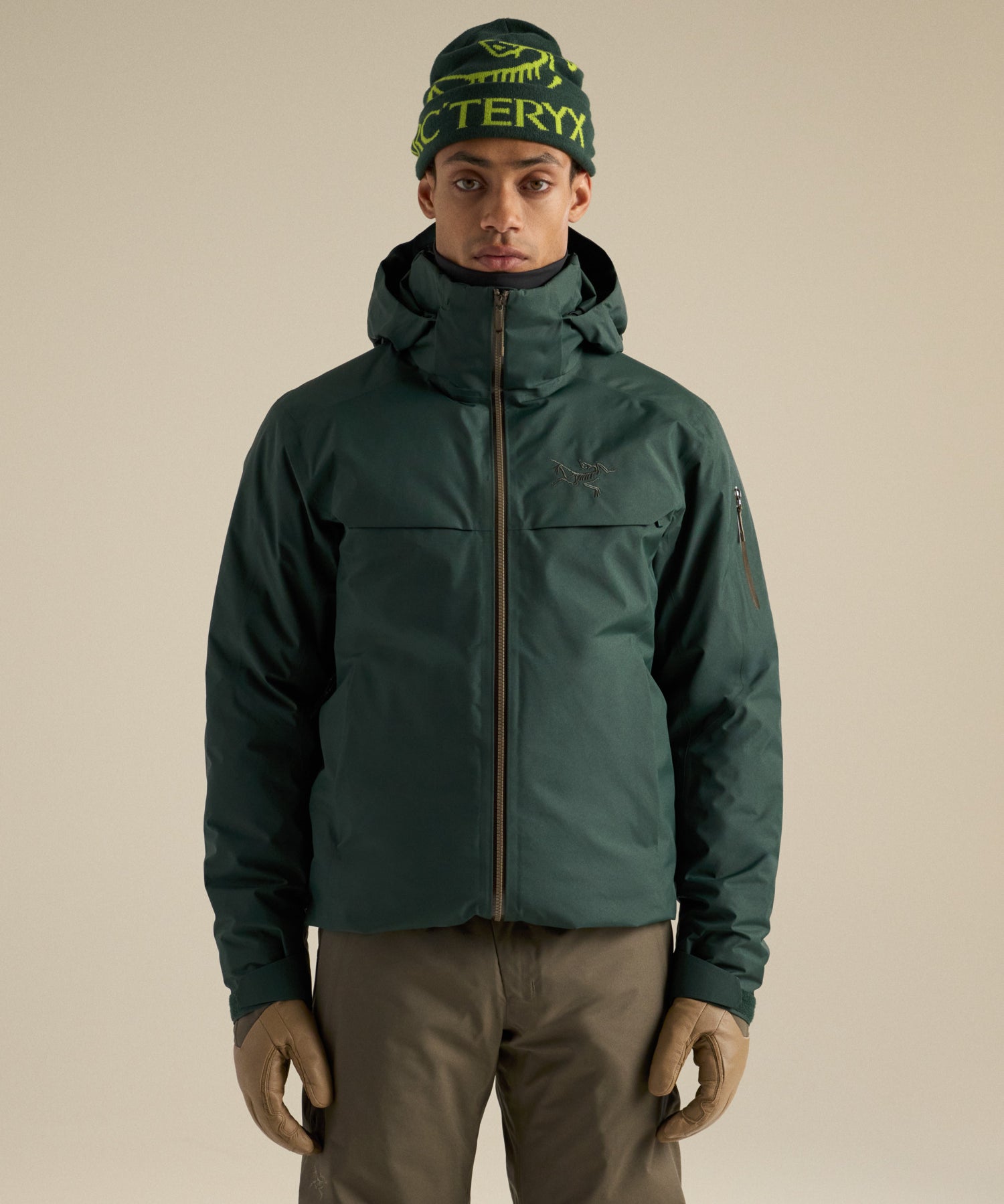 Macai Down Jacket - Dark Jade/Mongoose