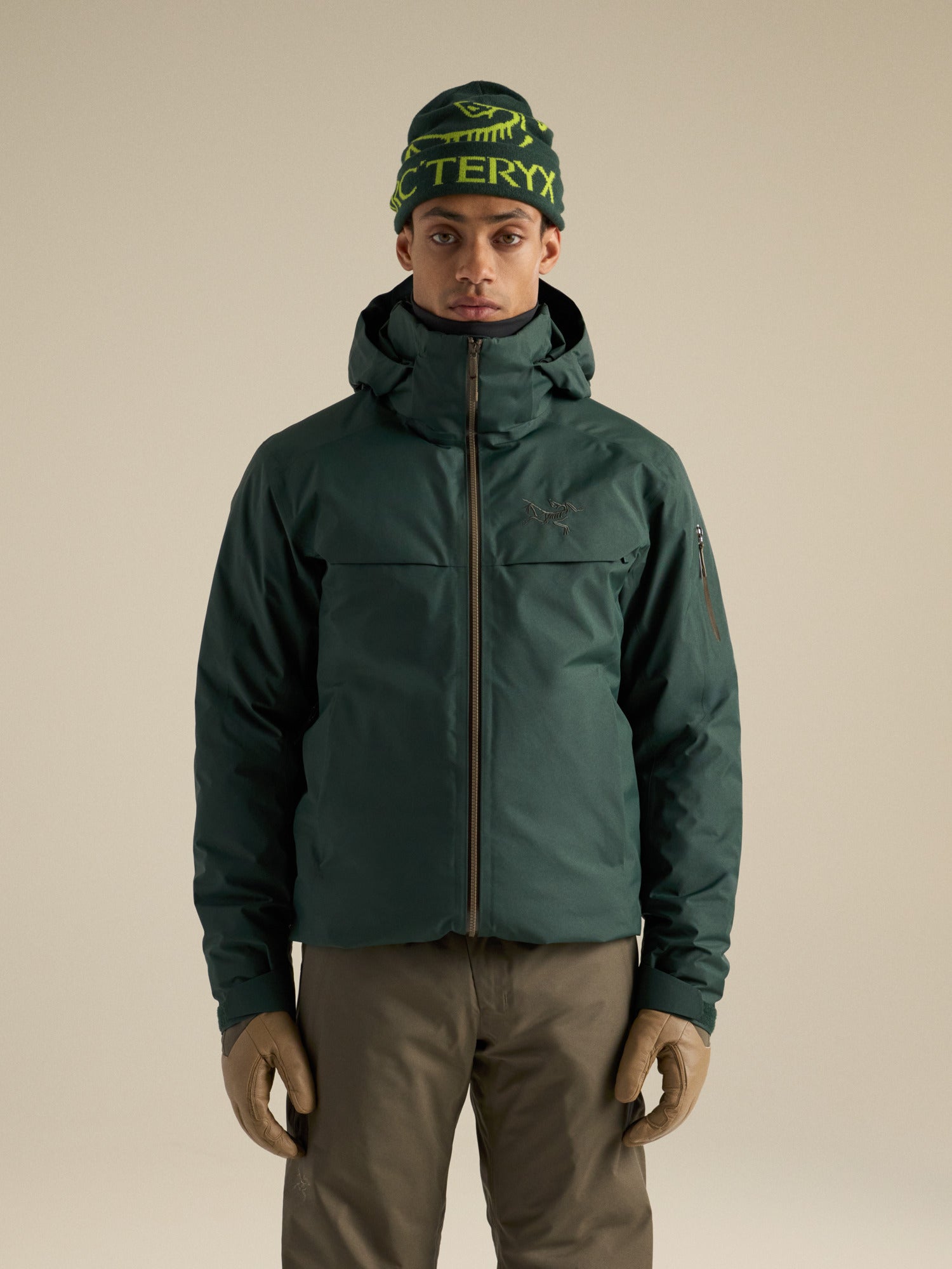 Macai Down Jacket - Dark Jade/Mongoose
