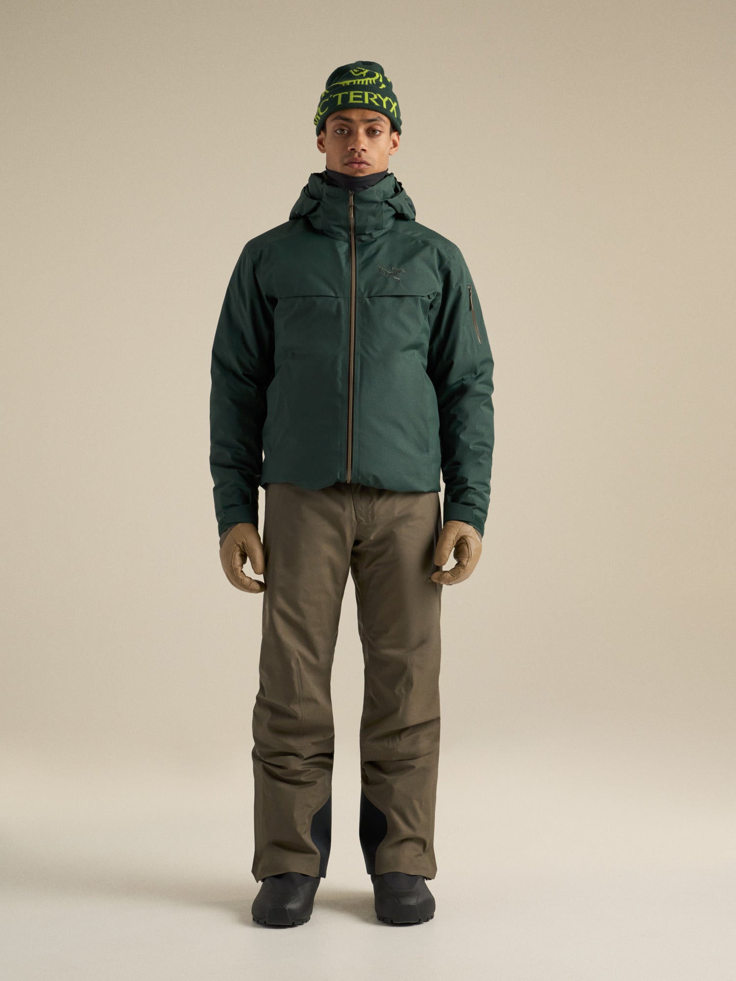 Macai Down Jacket - Dark Jade/Mongoose