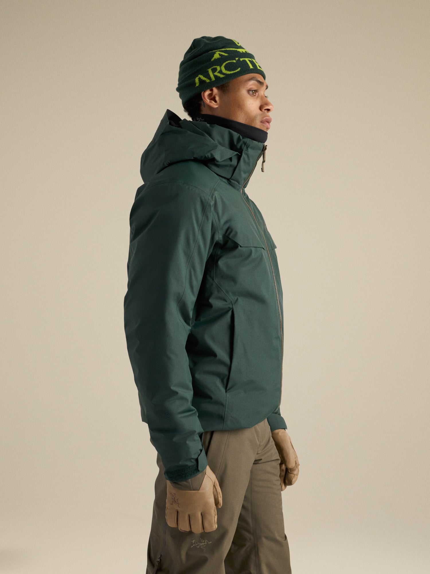 Macai Down Jacket - Dark Jade/Mongoose
