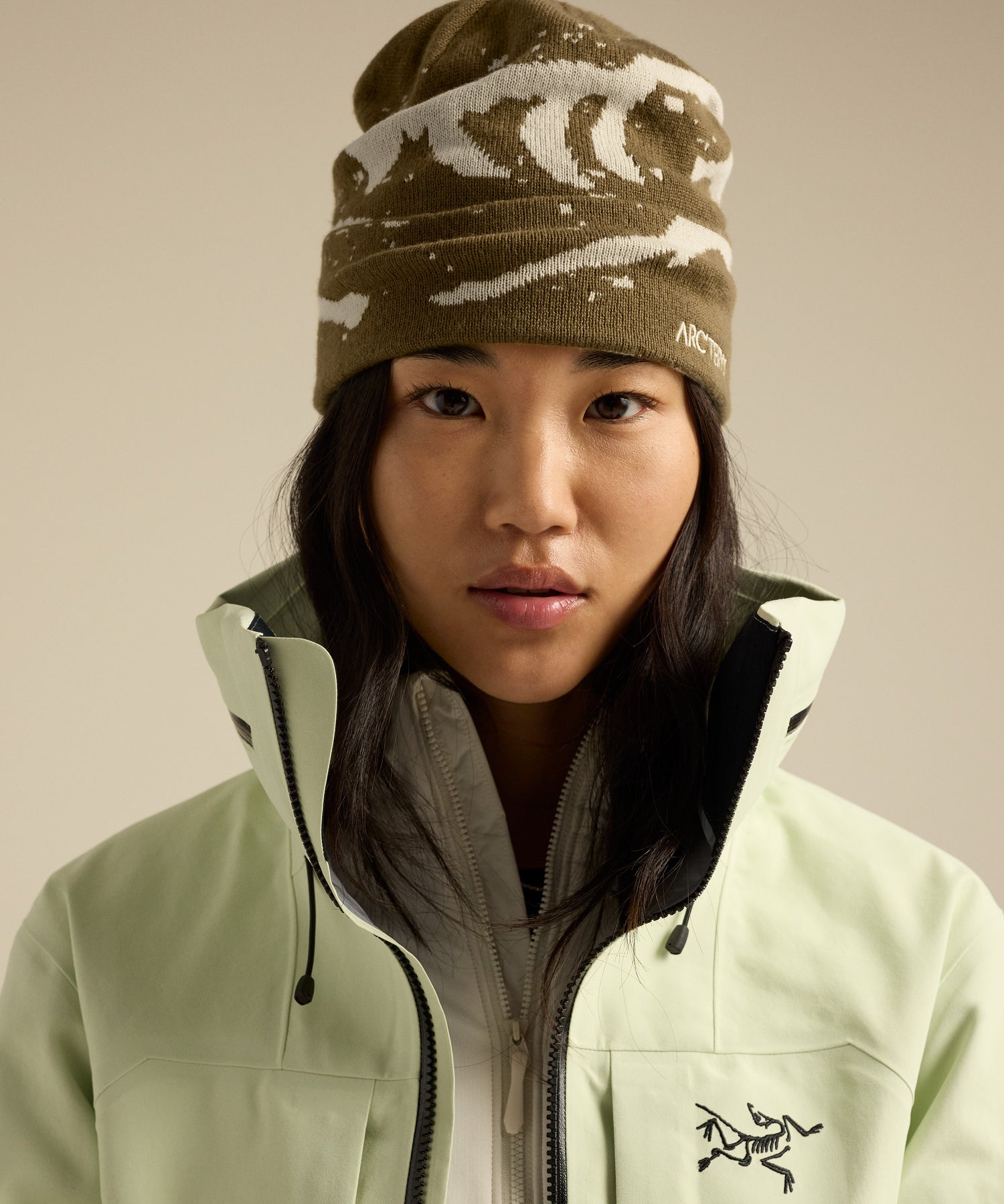 Grotto Toque - Bracken / Sea Salt