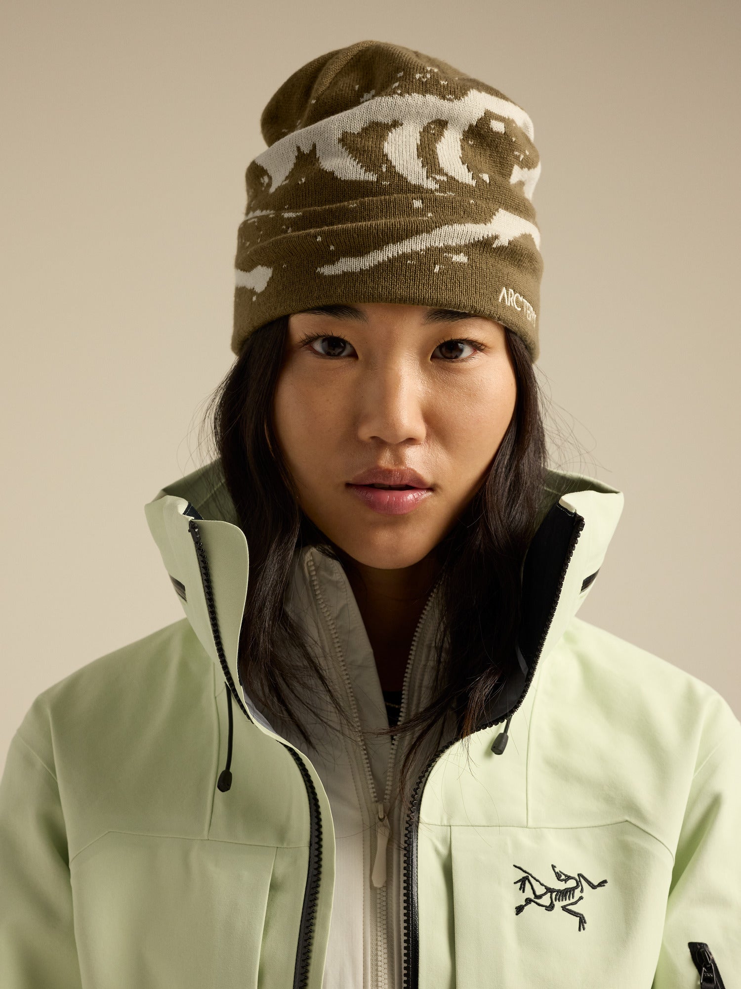 Grotto Toque - Bracken / Sea Salt